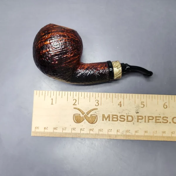 Peder Jeppesen Ida Noah Sandblasted Apple Estate Briar Pipe, Danish Estates - Image 9