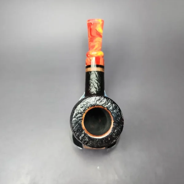 Peder Jeppesen Ida Easy Cut 3 Sandblasted Pot Estate Briar Pipe, Danish Estates - Image 9