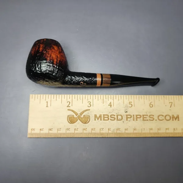 Peder Jeppesen Ida 3 Sandblasted Brandy Estate Briar Pipe, Danish Estates - Image 9
