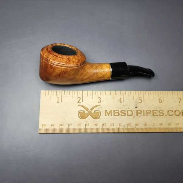 Yager Smooth Bullcap Rhodesian Estate Briar Pipe, Other Estates - Image 9