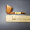 Ph. Vigen for Bjarne Nielsen Smooth Dublin w/ Bamboo Estate Briar Pipe, Unsmoked - Image 9