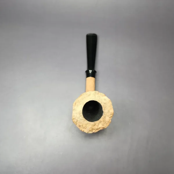 Pipe Tristan Natural Sandblasted Dublin Sitter Handmade Briar Pipe, New - Image 9