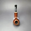 Sebastian Heck Smooth Egg w/ Mother of Pearl Handmade Briar Pipe, New - Image 9