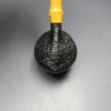 Bo Nordh 2005 Sandblasted Nut w/ Bamboo Estate Briar Pipe, Unsmoked - Image 9