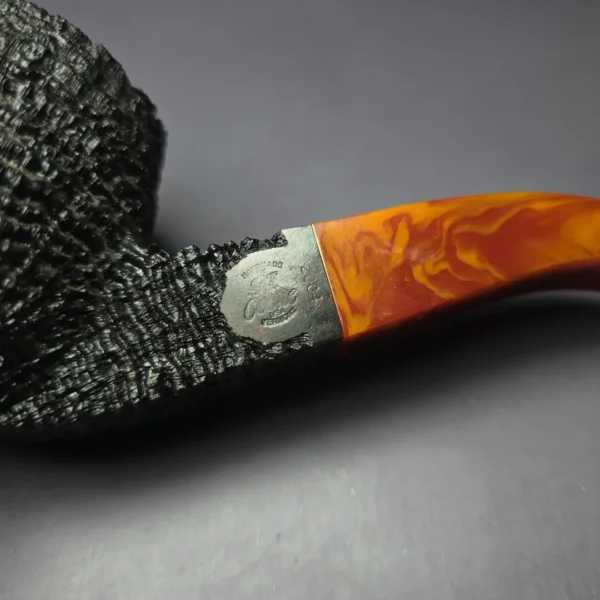 JT Cooke 2004 Magnum Sandblasted Brandy Estate Briar Pipe, American Estates - Image 9