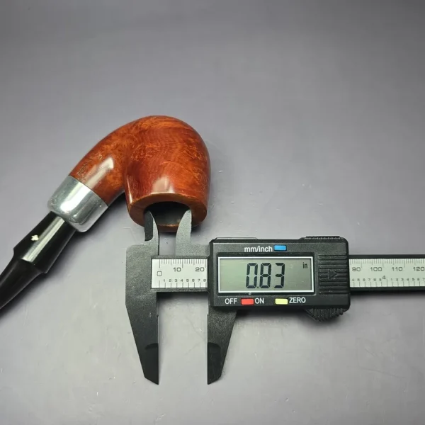 Kaywoodie Pre-1955 Super Grain Chesterfield Smooth Bent Billiard Estate Briar Pipe, American Estates - Image 9