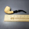 Rustic Army Mount Bent Billiard Estate Block Meerschaum Pipe, Turkish Estates - Image 9