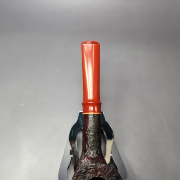 Sean Reum Contast Sandblasted Windshield Poker Handmade Briar Pipe, New - Image 9