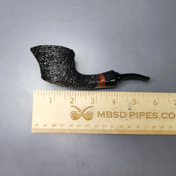 Benner (Bent Nielsen) Rusticated Dublin Estate Briar Pipe, Danish Estates - Image 9