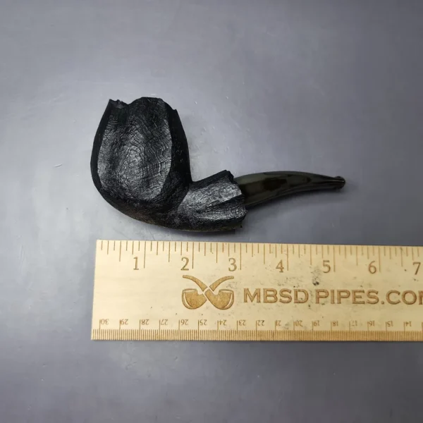 Petr Toth Black-blast Fluted Freehand Handmade Briar Pipe, New - Image 9