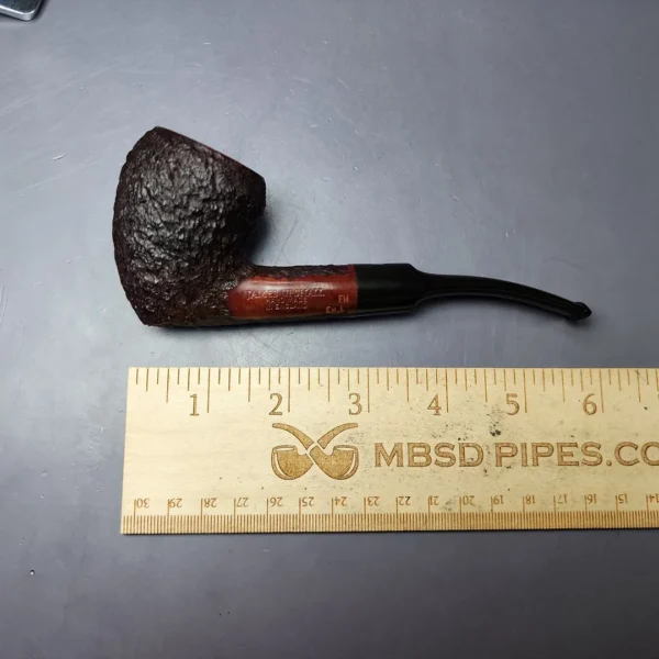 James Upshall Bark EXL Partially Rusticated Acorn Estate Briar Pipe, Unsmoked - Image 9