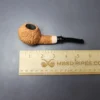 Pipe Tristan Granite Rusticated Author w/ Durat Handmade Briar Pipe, New - Image 10