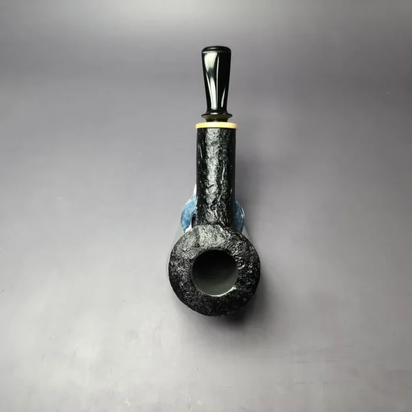 Nathan Armentrout Sandblasted Long Shank Dublin w/ Mammoth Briar Pipe, New - Image 10