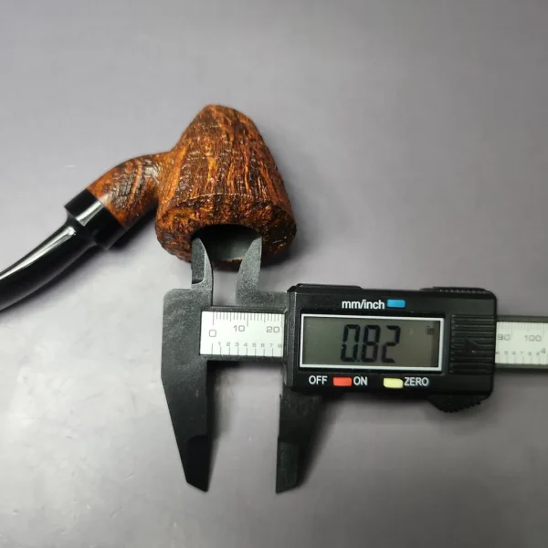 Nathan Armentrout Contrast Sandblasted Standing Dublin Handmade Briar Pipe, New - Image 10