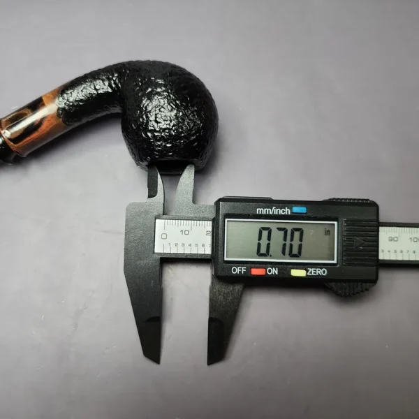 Sean Reum Sandblasted Apple w/ Cumberland Handmade Briar Pipe, New - Image 10