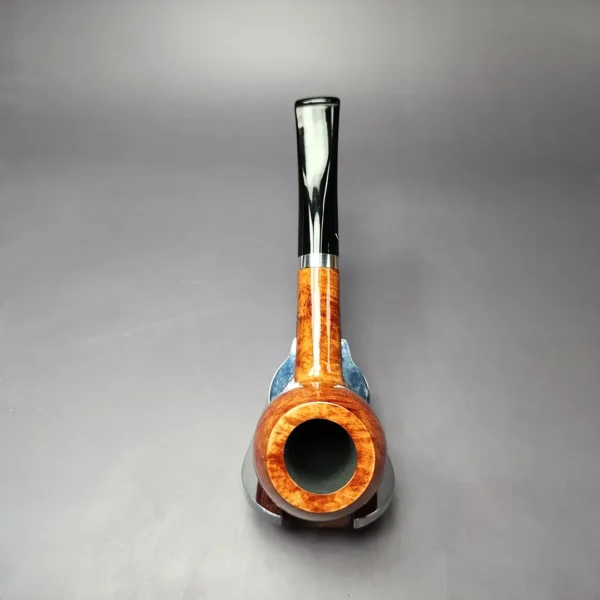 Giordano Lucca 4 Smooth Billiard w/ Silver Estate Briar Pipe, Unsmoked, 9mm - Image 10