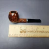 John Aylesbury 419 Smooth Apple w/ Silver Estate Briar Pipe, Unsmoked, 9mm - Image 10