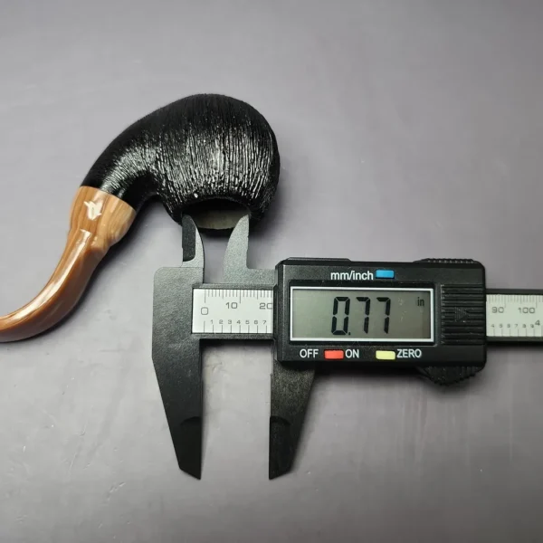Moonshine Rusticated Grapeshot Cannonball Estate Briar Pipe, American Estates - Image 10
