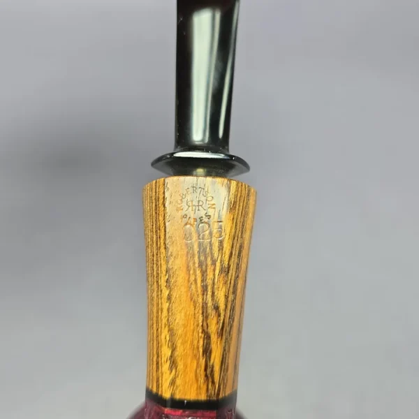 Robertson Pipes Contrast Sandblasted Egg w/ Faceted Bocote Handmade Briar Pipe, New - Image 10