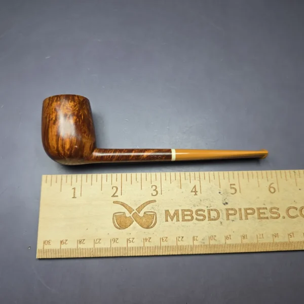 Scottie Piersel Smooth Pencil Shank Billiard w/ Juma Estate Briar Pipe, Unsmoked - Image 11