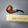 John Aylesbury 018 Smooth Bent Billiard w/ Silver Estate Briar Pipe, Unsmoked, 9mm - Image 10