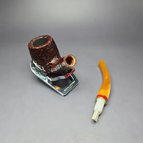 Savinelli Saint Nicholas 2024 606 Sandblasted Estate Briar Pipe Unsmoked, 6mm - Image 10