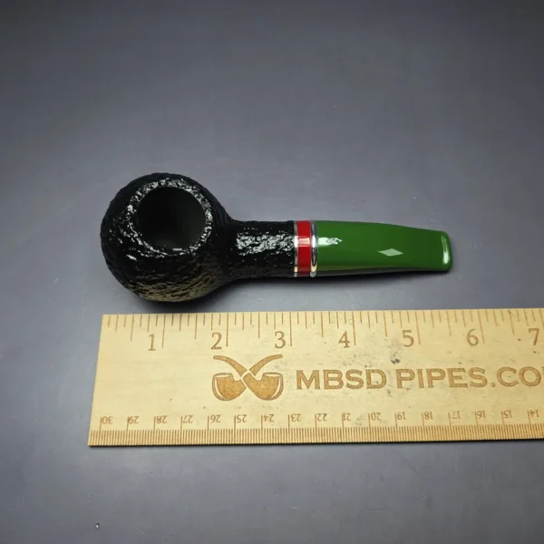 Savinelli 2025 Saint Nicholas 320 KS Rusticated Author Briar Pipe, 6mm, New - Image 10
