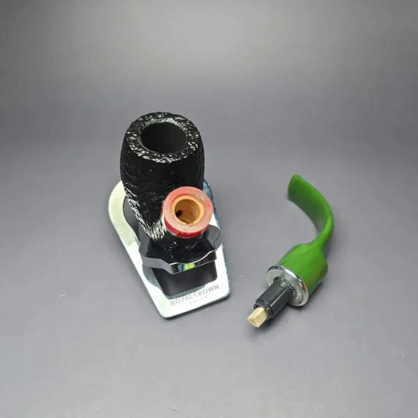 Savinelli 2025 Saint Nicholas 614 KS Rusticated Oom Paul Briar Pipe, 6mm, New - Image 10
