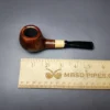 MBSD Briars by Piero Vitale Smooth Author w/ Boxwood Briar Pipe, New - Image 10