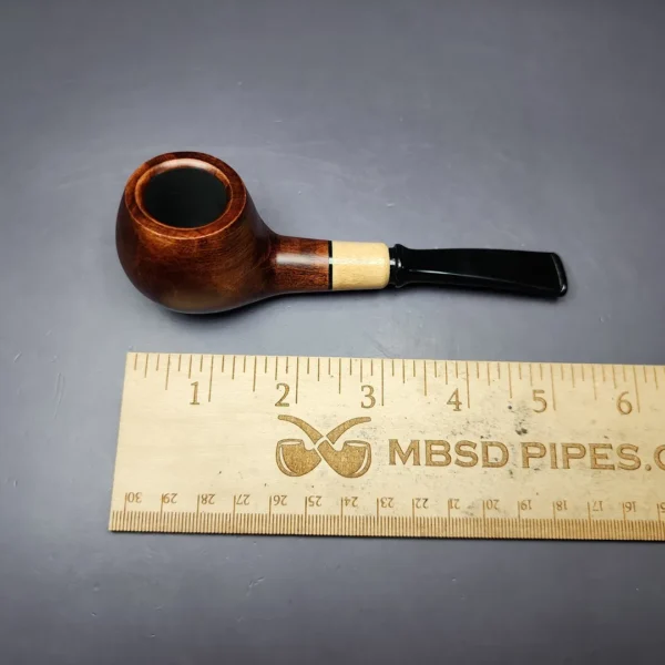 MBSD Briars by Piero Vitale Smooth Author w/ Boxwood Briar Pipe, New - Image 10