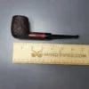 James Upshall Bark Group 5 Partially Rusticated Billiard Estate Briar Pipe, Unsmoked - Image 10