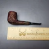 MBSD Briars by Piero Vitale Vintage Sandblasted Billiard w/ Zebrawood Briar Pipe, New - Image 10