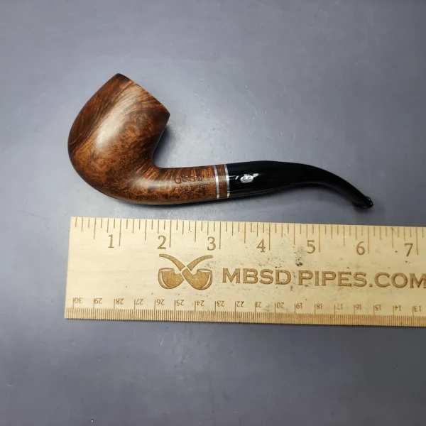 Chacom Complice 43 Smooth Bent Billiard Estate Briar Pipe, Unsmoked - Image 10