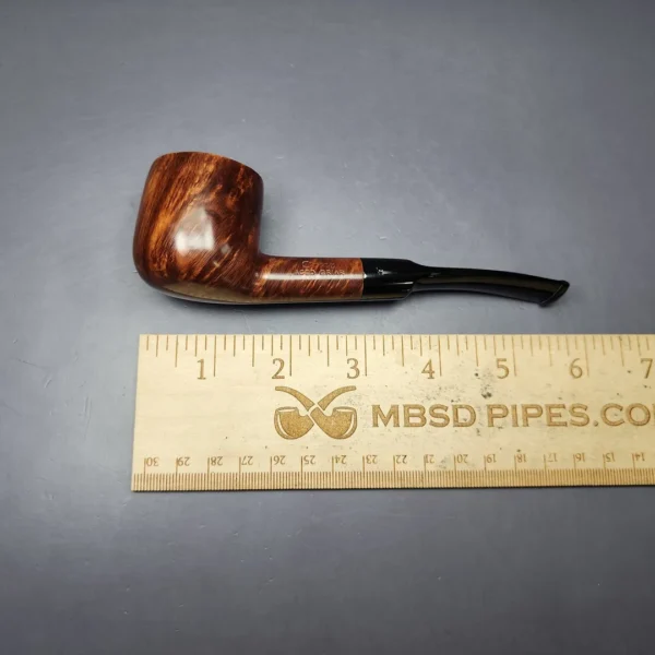Savinelli Oscar Aged Briar 122 Smooth Pot Estate Briar Pipe, Italian Estates - Image 10