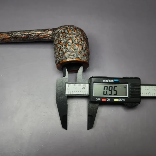 Thorburn Clark Special XL Rusticated Lumberman Estate Briar Pipe, English Estates - Image 10