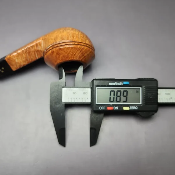 Brigham Canadian Era 3 Dot Sandblasted Bulldog Estate Briar Pipe, Canadian Estates - Image 10