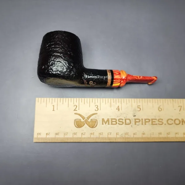 Peder Jeppesen Ida Easy Cut 3 Sandblasted Pot Estate Briar Pipe, Danish Estates - Image 10