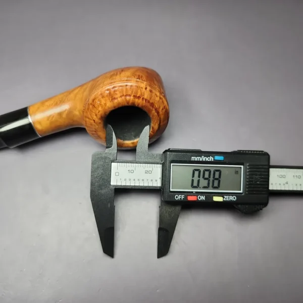 Yager Smooth Bullcap Rhodesian Estate Briar Pipe, Other Estates - Image 10