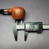 Bjarne Nielsen Signature Grade B Smooth Brandy w/ Silver Estate Briar Pipe, Danish Estates, 9mm - Image 10