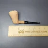 Pipe Tristan Natural Sandblasted Dublin Sitter Handmade Briar Pipe, New - Image 10