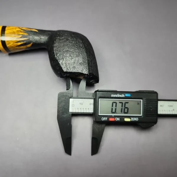 Petr Thoth Sandblasted Flame Carved Freehand Handmade Briar Pipe, New - Image 10