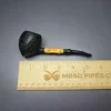 Bo Nordh 2005 Sandblasted Nut w/ Bamboo Estate Briar Pipe, Unsmoked - Image 10