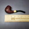 MBSD Briars by Piero Vitale Sandblasted Brandy w/ Boxwood Briar Pipe, New - Image 10