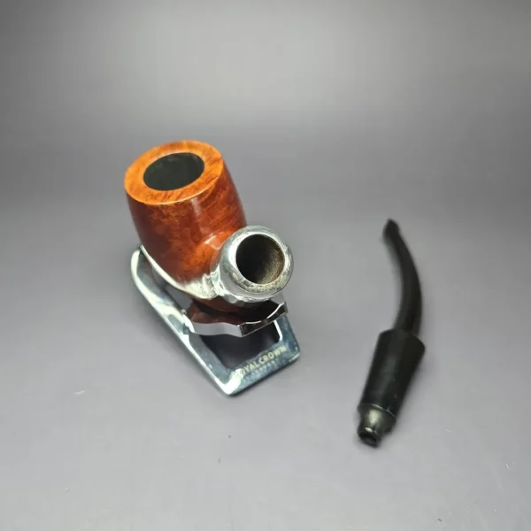 Kaywoodie Pre-1955 Super Grain Chesterfield Smooth Bent Billiard Estate Briar Pipe, American Estates - Image 10