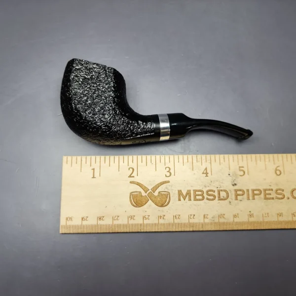 Morgan BlackJack 31 Sandblasted Panel Horn Briar Pipe, New - Image 10