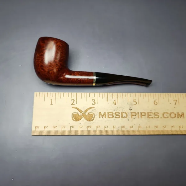 Vauen 3968 Smooth Billiard Estate Briar Pipe, Unsmoked, 9mm - Image 10