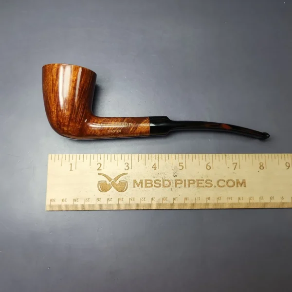 James Upshall Empire Tradition Magnum Smooth Dublin Estate Briar Pipe, Unsmoked - Image 10