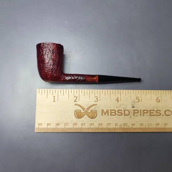 Chris Morgan Signature Slender Sandblasted Dublin Estate Briar Pipe, American Estates - Image 10