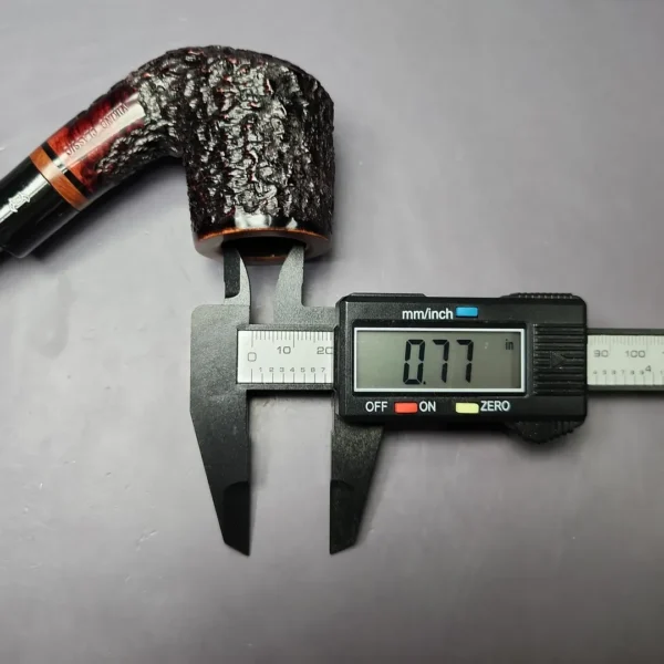 Viking Classic Rusticated Bent Brandy Estate Briar Pipe, Danish Estates - Image 10