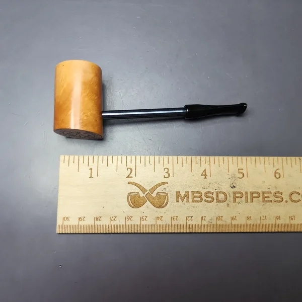 Nording Compass Smooth Poker Estate Briar Pipe, Unsmoked - Image 10